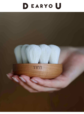 DEARYOU日本进口LULL真丝身体刷按摩刷干搓去角质死皮软毛美体刷