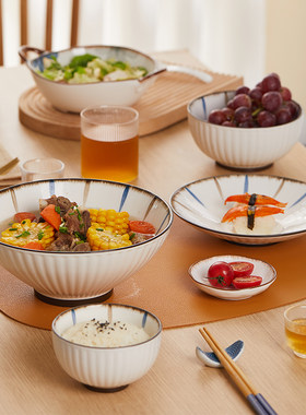 神田陶瓷日式简约家用陶瓷餐具碗