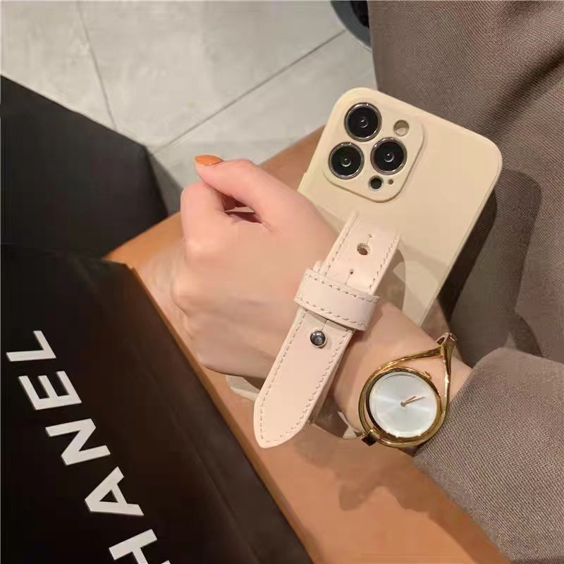 潮牌皮质手腕带适用华为pura70pro+手机壳pura80pro简约mate80软壳mate70/60pro全包p60防摔nova15/14/13男女