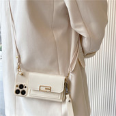 潮牌回字扣零钱包适用iphone17promax苹果16pro手机壳13可背带15pro斜挎挂绳14皮质xs 8plus软12简约11全包套