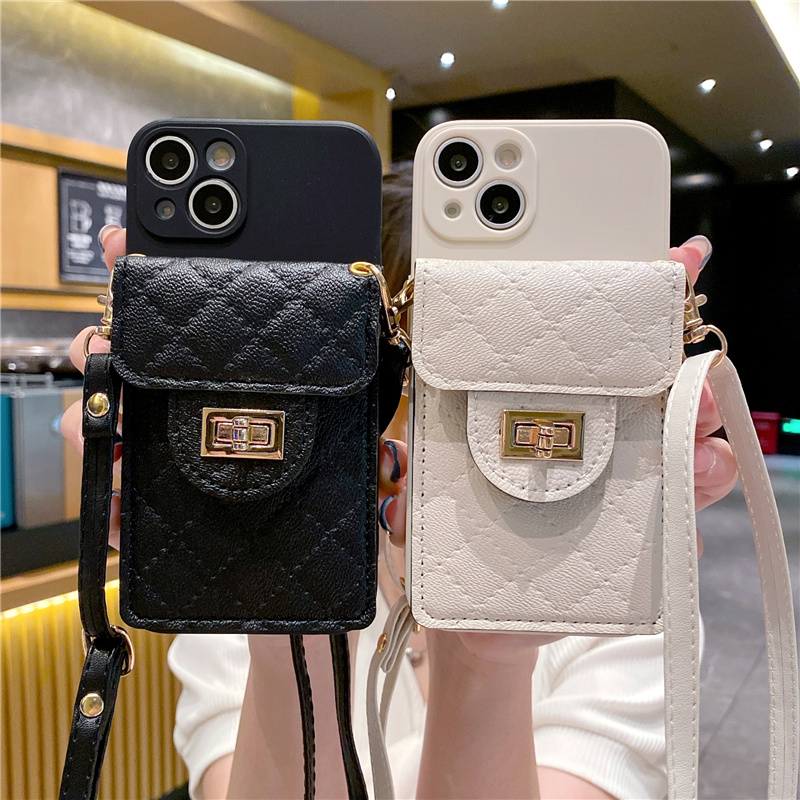 适用华为pura70pro手机壳p60/p50女款mate60pro小香风零钱包mate70/40斜挎nova13/12/11挂绳200荣耀300保护套