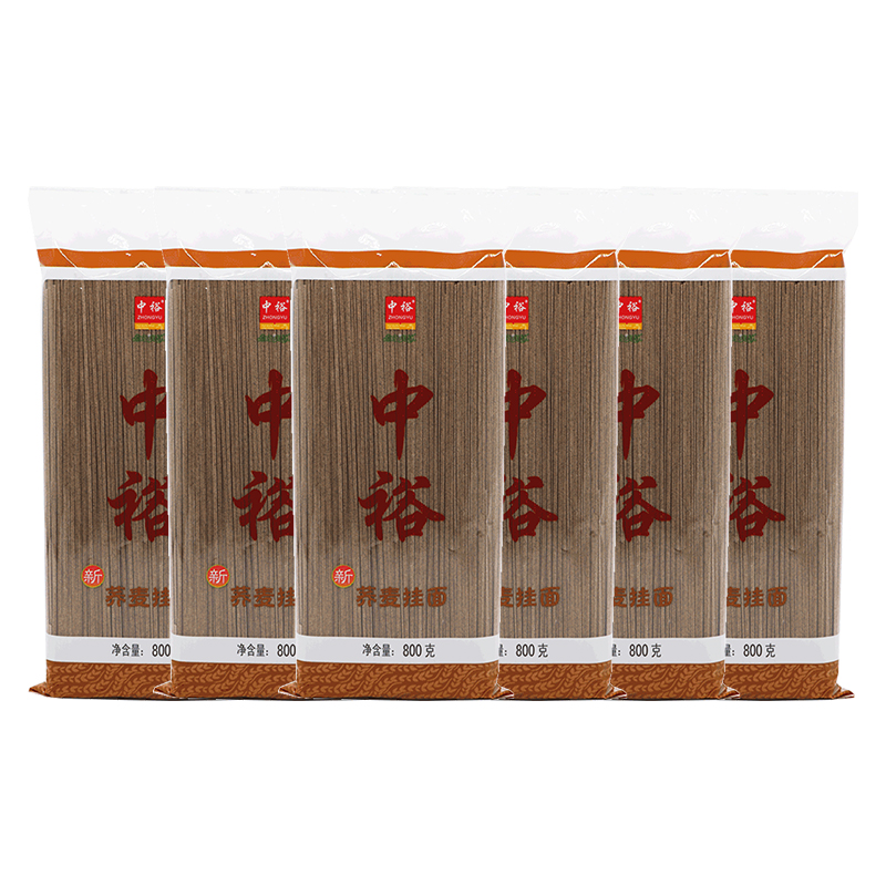 中裕800g荞麦速食拌面低脂粗粮