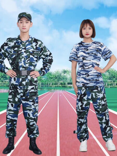 加大军训迷彩服套装特大码加肥加作训外套/套装/野战