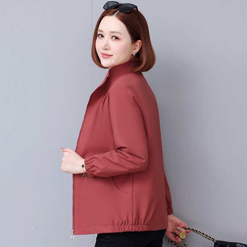 外套女士2026新款时尚春秋款短款小夹克个子休闲洋气薄款春季上衣图片