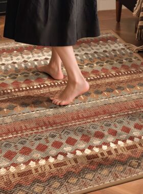 Medieval-style  entrance door mat plush slip-resis floor mat