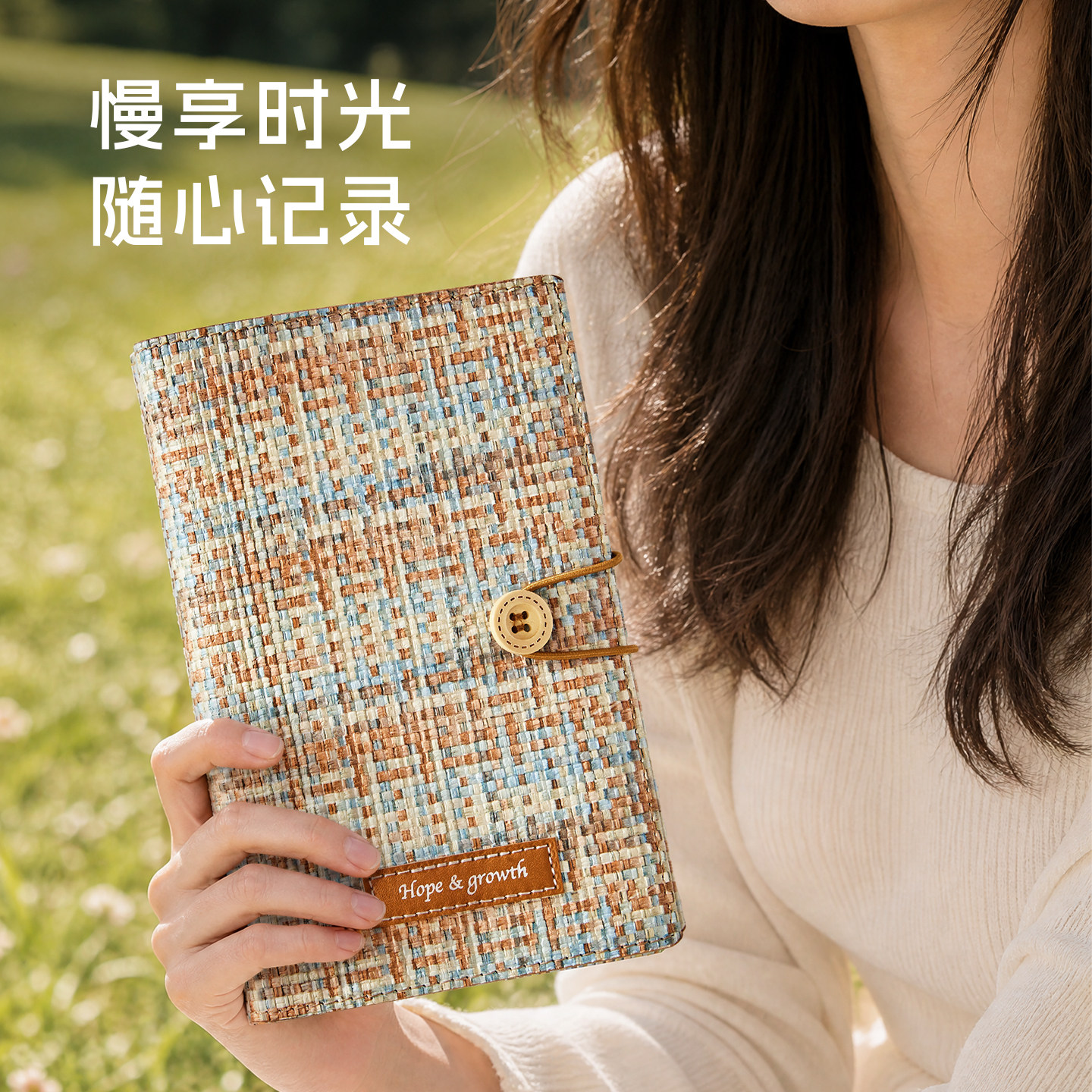 A6软皮活页笔记本本子高颜值可爱少女心绑带手账本旅游随身便携日记本文艺复古学生记事本横线本定制可印logo