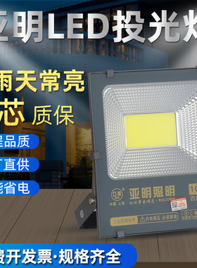 亚明220v户外防水超亮