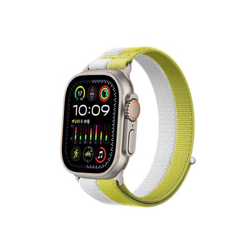 适用于s11手表applewatch Ultra3回环表带iwatch9手表带S10腕带智能配件运动羽砂尼龙双色7高级8男女SE3潮款
