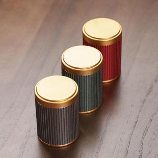 旅行便携不锈钢密封罐钛铝合金属小号随身创意茶叶包装 盒茶叶罐