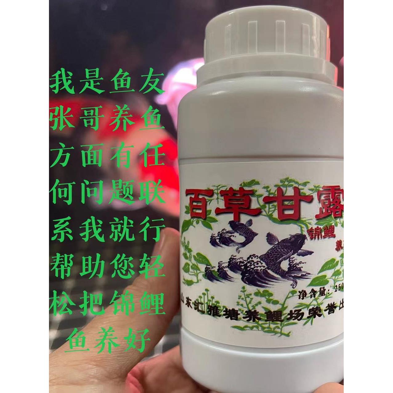 百草甘露锦鲤鱼养护细菌交叉感染充血趴底烂鳍烂尾烂肉炸麟烂腮立