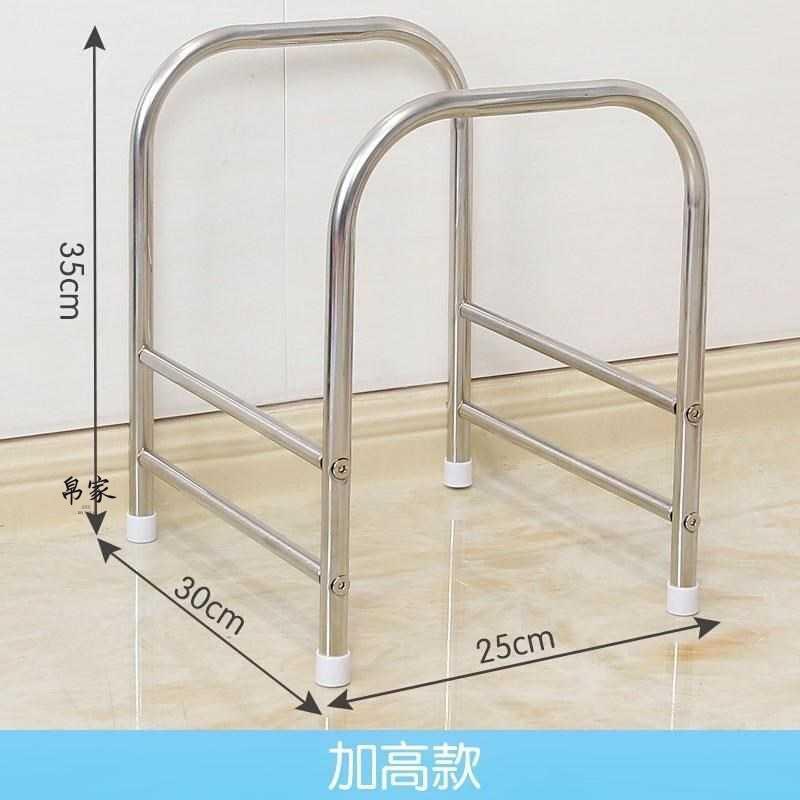 家用浴盆百货实用不绣钢收纳架不锈钢脸盆架洗脸盆落地卫生间加厚