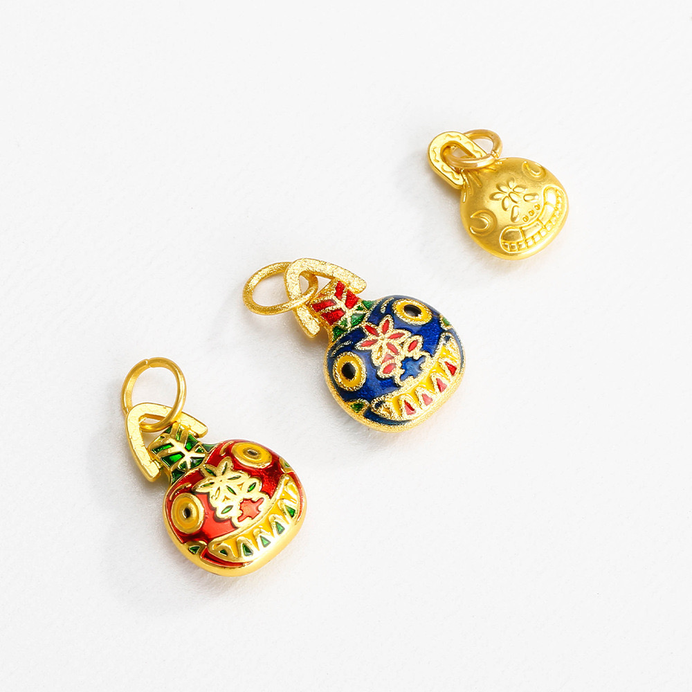 促销爆款热卖古法沙金滴油吞金兽吊坠diy手链项链饰品配件