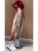 百搭高腰宽松显瘦直筒休闲束脚哈伦卫裤 新款 女2026春季 欧货运动裤