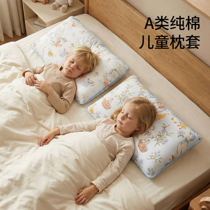 儿童纯棉枕套a类宝宝小枕头套30x50婴儿幼儿园冬季加厚枕芯内胆套,床上用品,枕套,淘宝优惠券,粉丝福利购,淘宝优惠卷