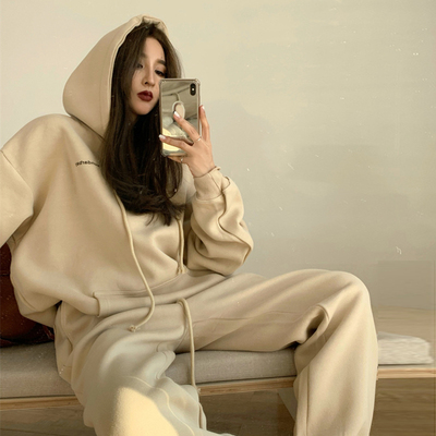 秋冬新款女装小个子运动服高级感