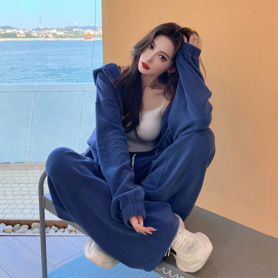 运动休闲套装女秋冬季一整套穿搭