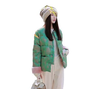 羽绒服女冬季2023年新款新中式国风时尚小个子唐装超好看棉服外套