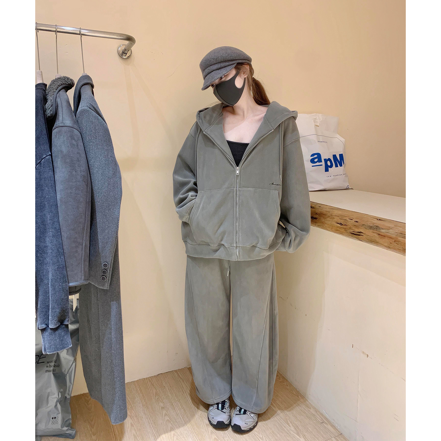 网红时尚炸街慵懒松弛感穿搭秋冬