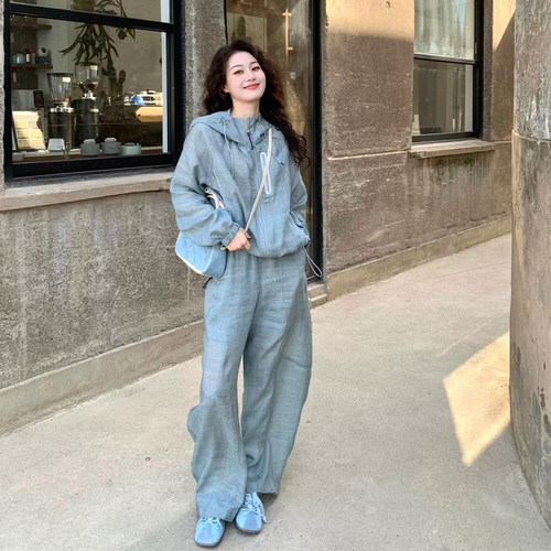 洋气网红炸街气质休闲减龄两件套