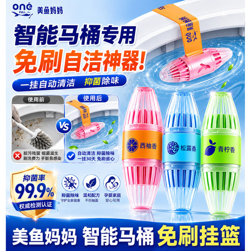 卫生间马桶挂篮洁厕灵除臭留香