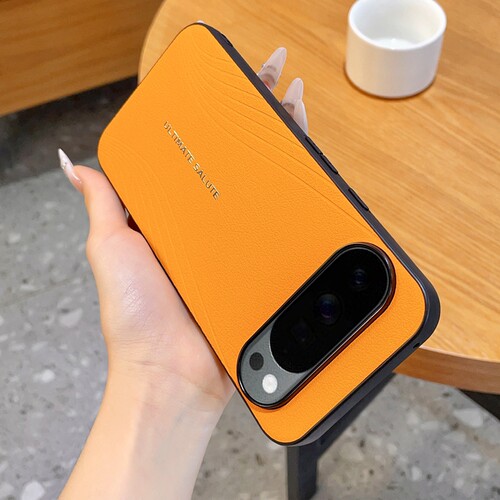 非凡天使之翼适用谷歌pixel11手机壳新款荣耀谷歌Pixel10proXL皮纹个性pixel9A高级感防摔简约5g素皮保护套男