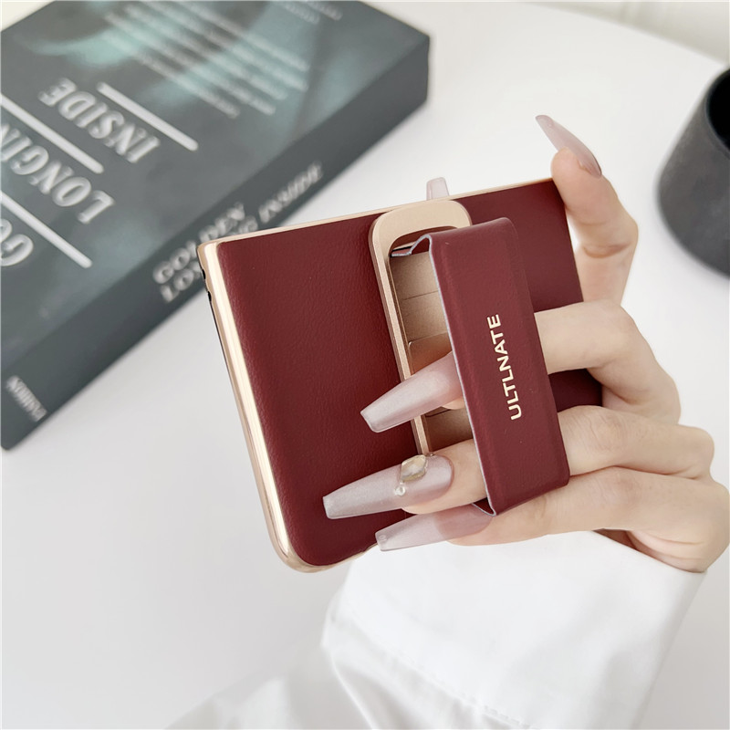 适用华为PuraX手机壳新款真皮pura x阔折叠屏防摔pocket3新形态女外壳腕带支架奢华保护套商务典藏版华为2025