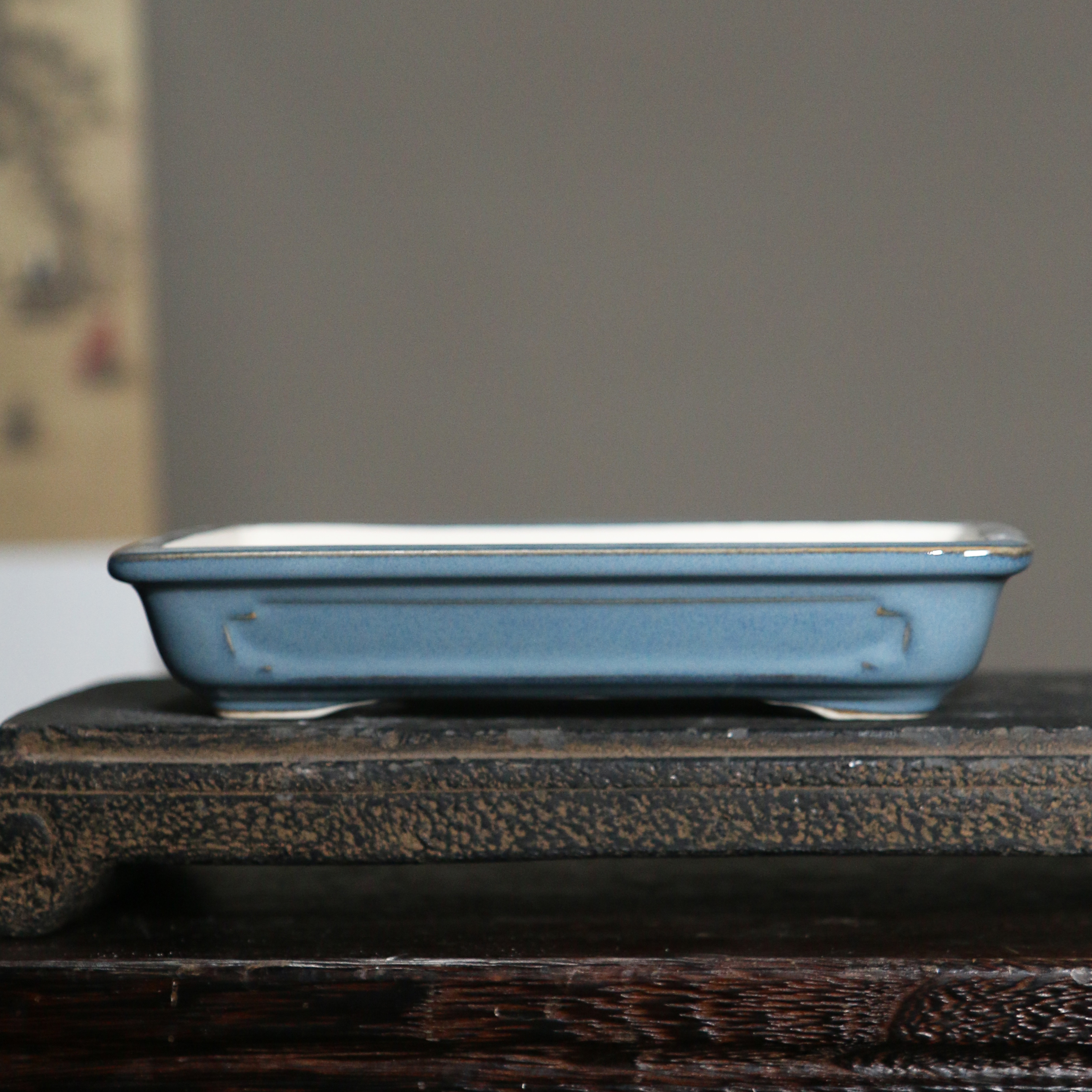 紫砂花盆陶瓷盆景盆觅陶乡文堂