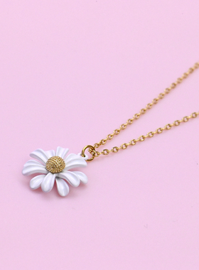 雏菊少女校园风网红潮流百搭项链