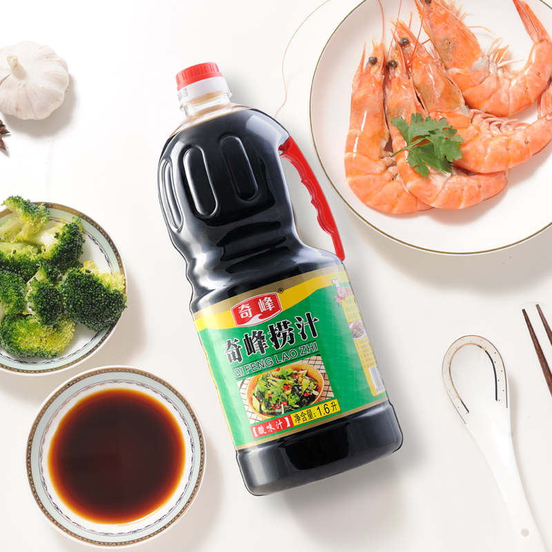 奇峰捞汁凉拌腌制鸡爪鸭爪黄瓜1.6L/瓶