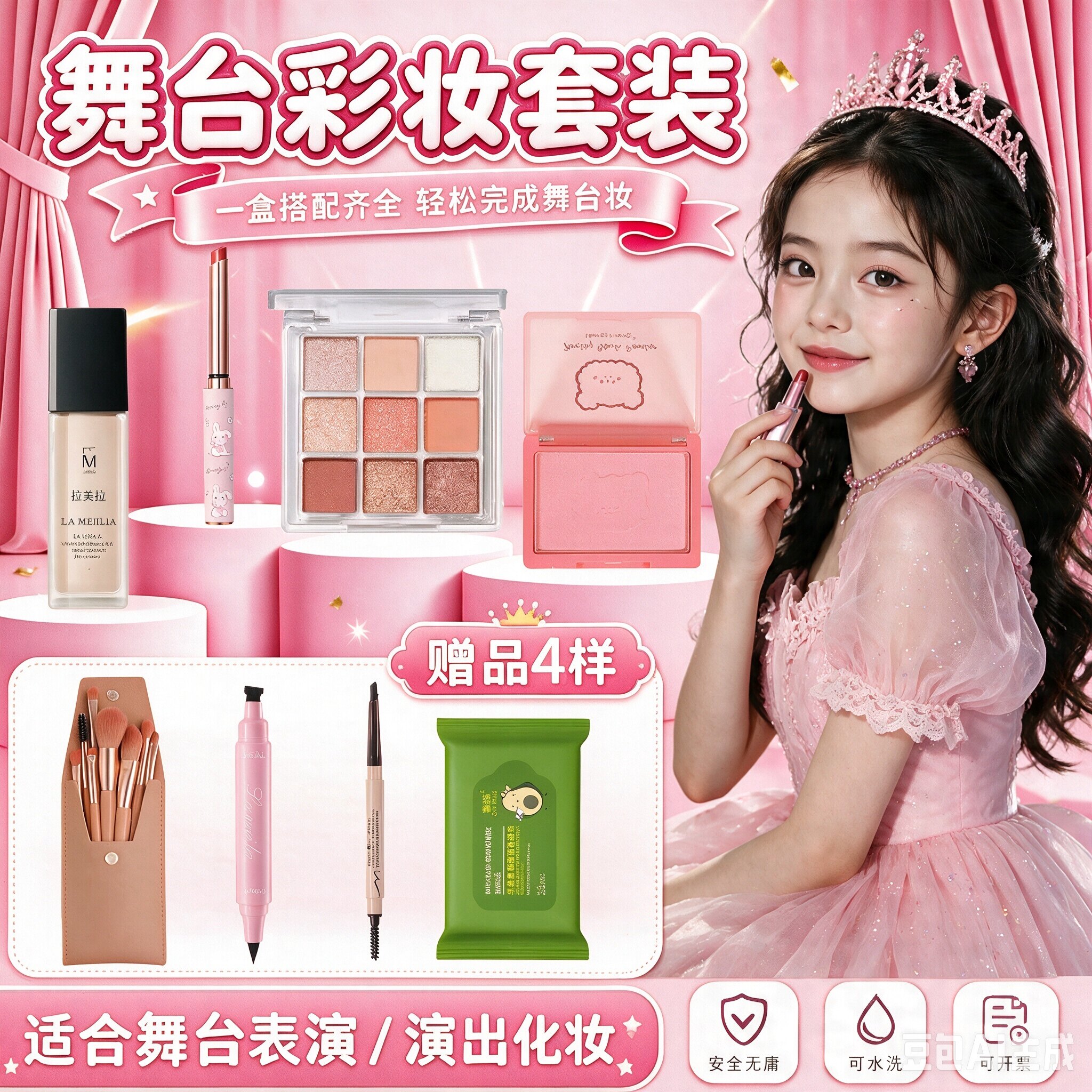 【舞台专用】舞蹈女演出彩妆套装