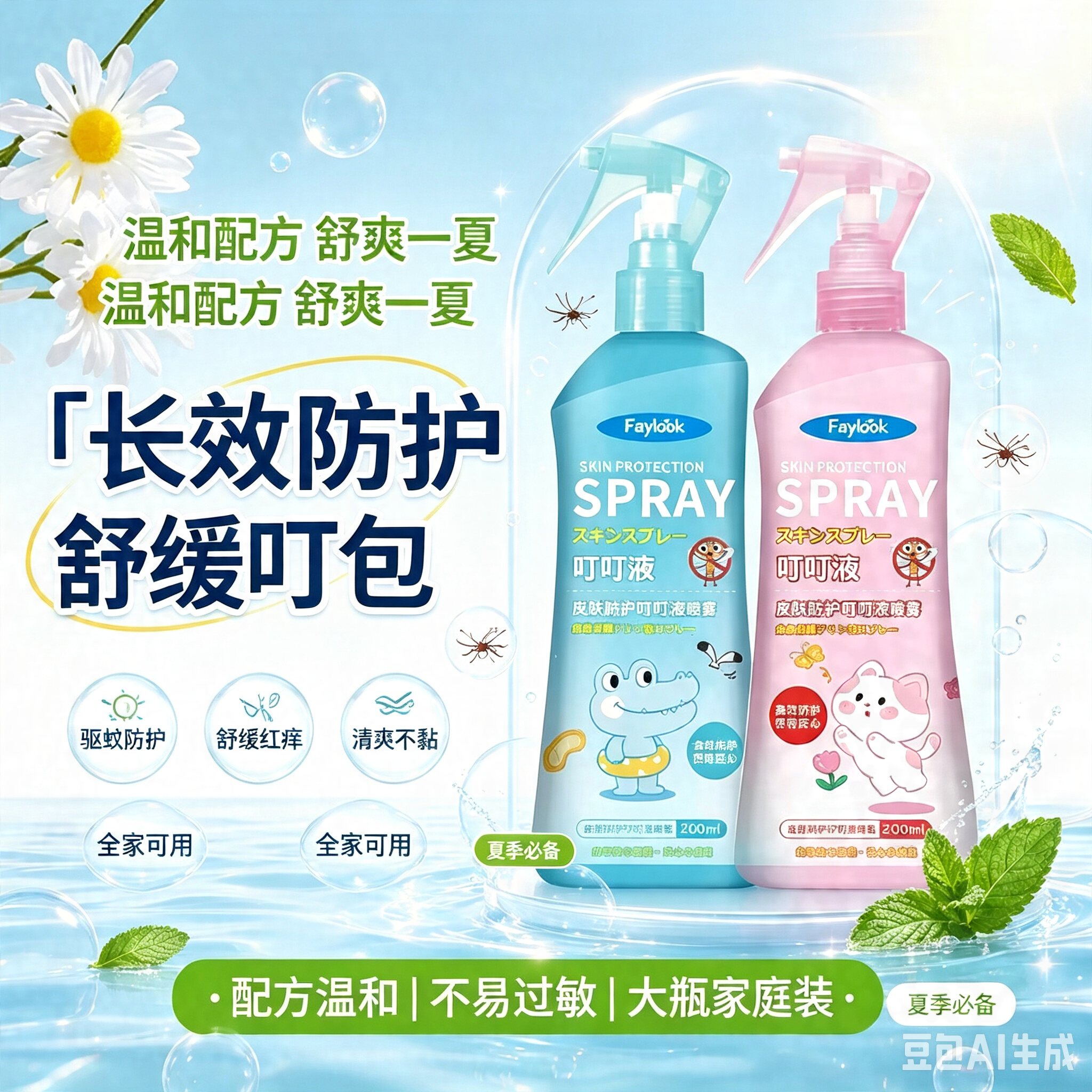 【户外常备】儿童驱蚊防虫喷雾