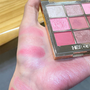 美德耀思富家千金具象化…粉雾梦境九色眼影盘哑光烟熏粉色系细闪