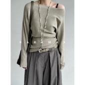 双股12针抗起球针织衫 soft舒弹亲肤 可机洗 显瘦时髦精 RARAMAX