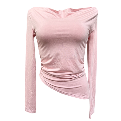 古旗皇气质现代舞堆堆领上衣