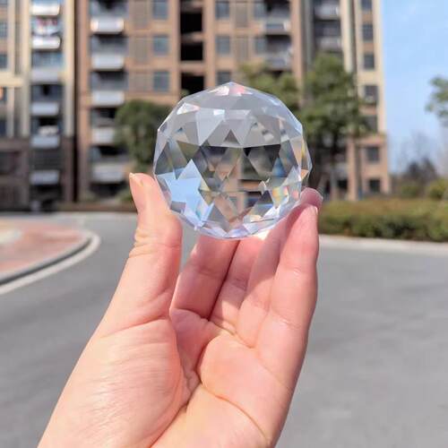 多切面玻璃珠子摆放球