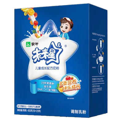 蒙牛未来星儿童成长4-14配方奶粉