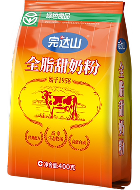 完达山全脂甜奶粉袋青少年早餐