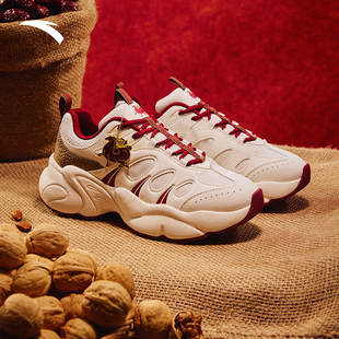 安踏坚果3丨撞色老爹鞋女鞋冬季新款软底舒适潮流运动鞋122618888
