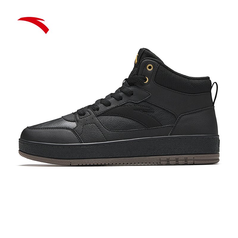 安踏元年2高帮板鞋男鞋秋冬款