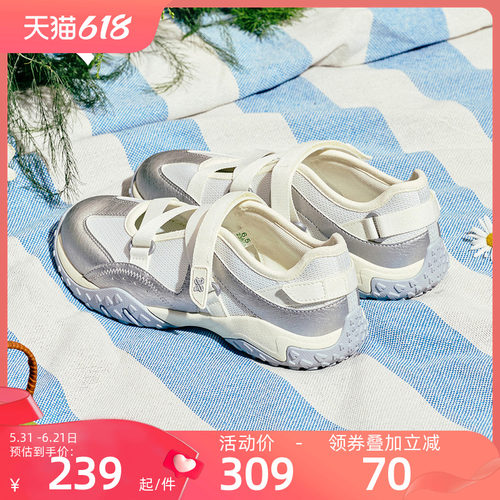 安踏运动凉鞋芭蕾鞋女鞋夏季透气