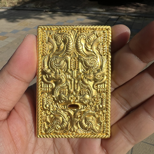 噬马纹金牌文创冰箱贴河北博物院