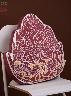 河北博物院三宝抱枕 有靠山 大满罐 避小人 文创家居故宫博物院