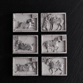 昭陵六骏国宝回家流失海外 国宝冰箱贴文创大英博物馆礼物装 饰品