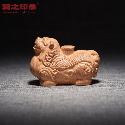 青瓷狮型兽型水盂立体冰箱贴