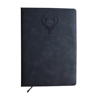 喜博创意简约笔记本子a5加厚记事本皮面日记本商务高档文艺精致办公B5会议工作记录本定做定制可印logo