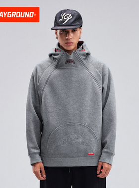 SprayGround鲨鱼嘴26春季双拉链卫衣男宽松连帽休闲情侣上衣帽衫