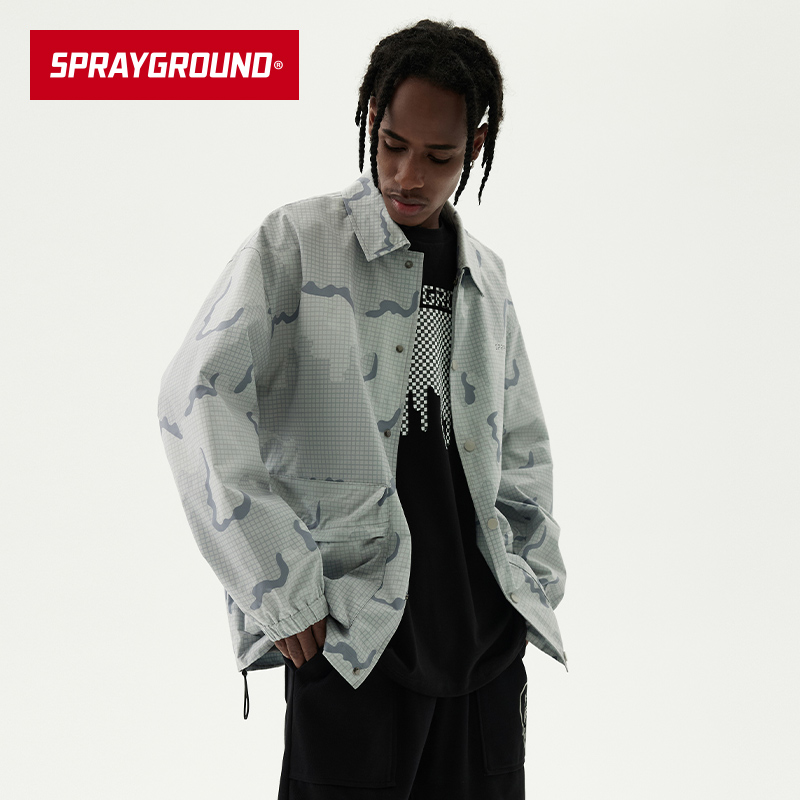 SprayGround街头格纹潮流夹克