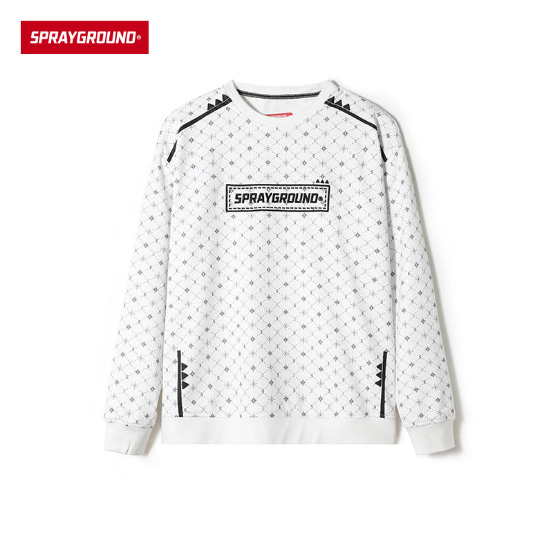 SprayGround秋冬新品百搭时尚潮流男女卫衣舒适宽松ins风W0730902