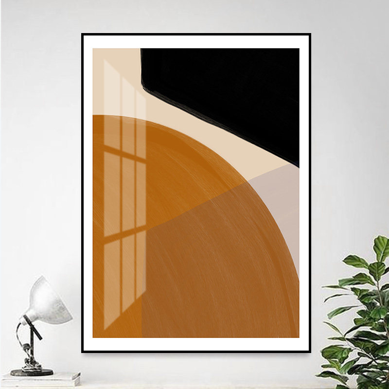 莫兰迪色系客厅北欧装饰画轻奢抽象餐厅壁画卧室挂画布质画芯