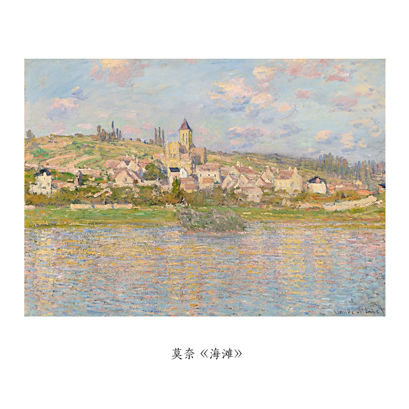 印象派独特样板间墙贴壁画便宜